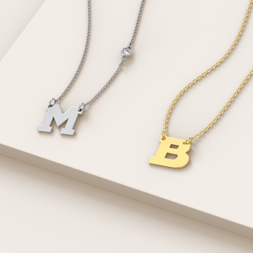Initial Letter Necklace