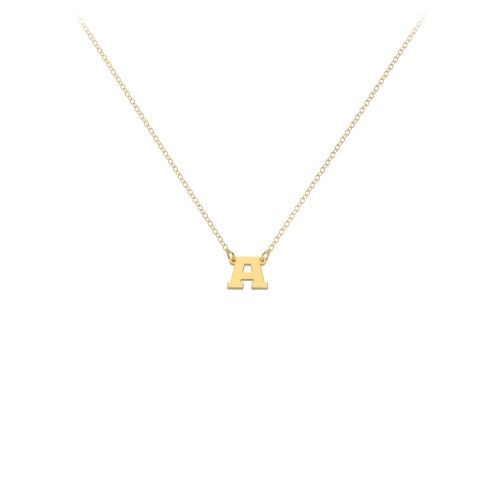 Petite Initial Letter Necklace