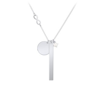 Milestone Necklace with Infinity Charm