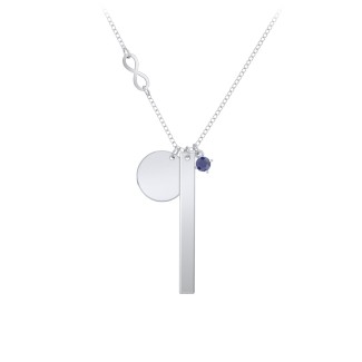 Milestone Necklace with Infinity Charm