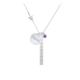Milestone Necklace with Star Charm