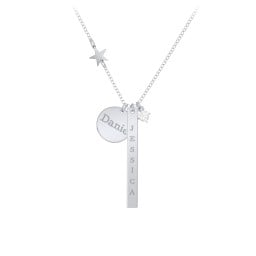 Milestone Necklace with Star Charm