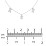 Initial Necklace with 6 Letters - Modern – Sterling Silver