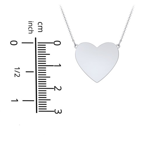 Call It A Crush Heart Necklace – 18K Gold Plated Silver