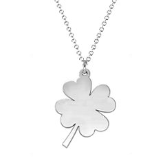 Four Leaf Clover Necklace – Sterling Silver
