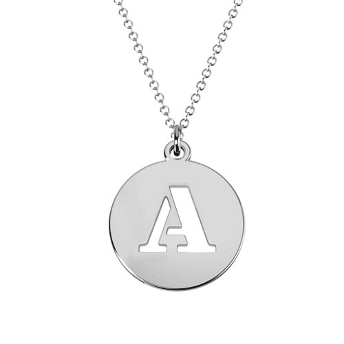 Illuminating Initials Necklace – Sterling Silver