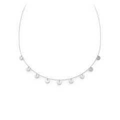 Sterling Silver Mini Discs Necklace Jewlr