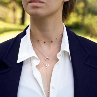 Sterling Silver Mini Discs Necklace Jewlr Sterling Silver Mini Discs Necklace Jewlr