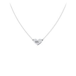 Engravable Heart Charm Sorority Necklace