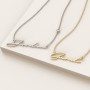Personalized Signature Name Necklace