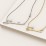 Personalized Signature Name Necklace – 18K Gold Plated Silver