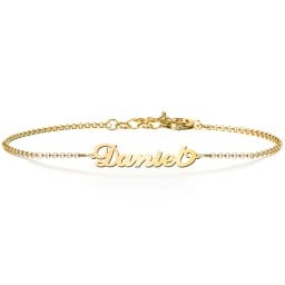 The Flourish Name Bracelet