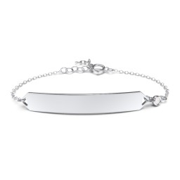 Engravable Classic Bracelet with Birthstone