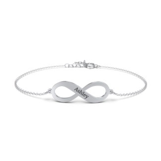 Engravable Infinity Bracelet