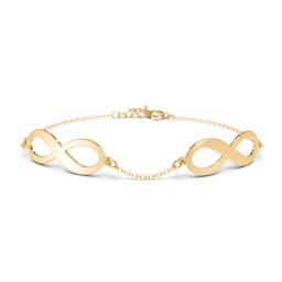 Engravable 2 Infinity Bracelet