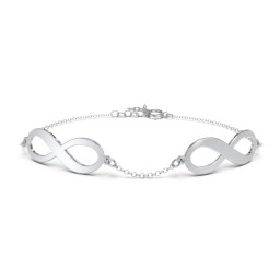 Engravable 2 Infinity Bracelet