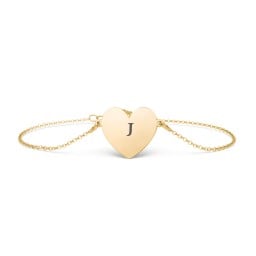 Engravable Heart Bracelet