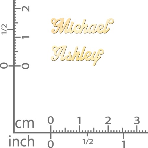 Dainty Personalized Two Name Necklace – 18K Gold Plated Silver