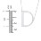 Engravable Asymmetrical Initial Necklace - D – Sterling Silver