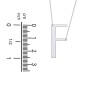 Engravable Asymmetrical Initial Necklace - F
