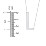 Engravable Asymmetrical Initial Necklace - L – Sterling Silver