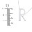 Engravable Asymmetrical Initial Necklace - R – 18K Gold Plated Silver