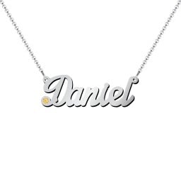 Personalized Birthstone Name Necklace