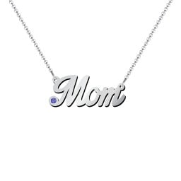 Personalized Birthstone Name Necklace