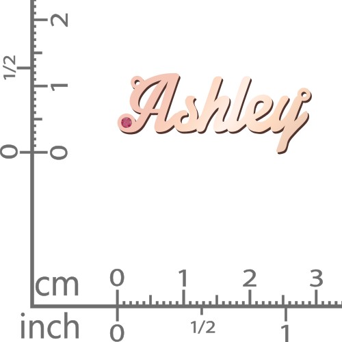 Personalized Birthstone Name Necklace