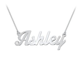 Personalized Birthstone Name Necklace in 925 Sterling Silver with Diamond