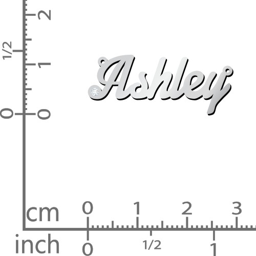 Personalized Birthstone Name Necklace – Sterling Silver with Diamond