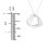 Engravable Interlocking Double Heart Pendant – 10K Rose Gold