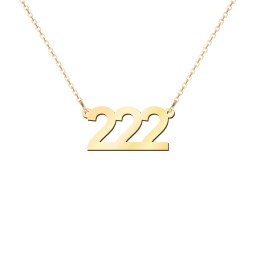 Personalized Number Necklace