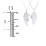 Engravable Split Heart Couples Necklace Set with Birthstones – Sterling Silver with Peridot
