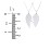 Engravable Split Heart Couples Necklace Set