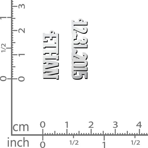 Personalized Varsity Vertical 2 Names Necklace