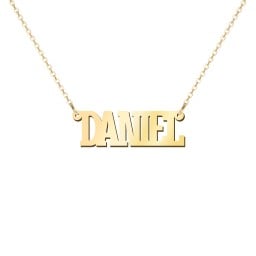 Personalized Varsity Name Necklace
