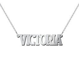 Personalized Varsity Name Necklace