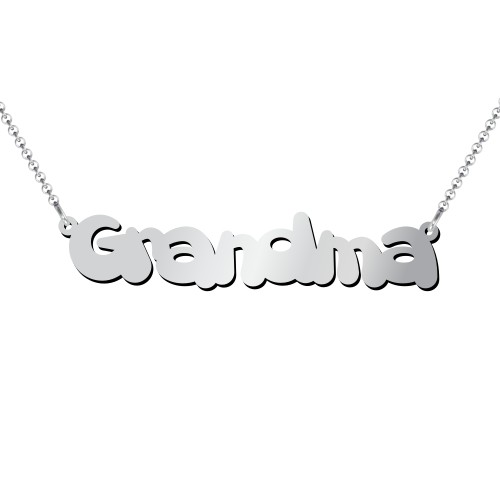 Personalized Bubble Name Necklace