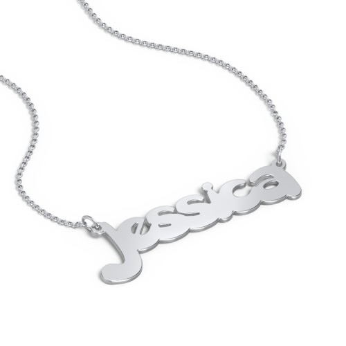 Personalized Bubble Name Necklace