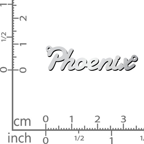 Personalized Name Necklace with Open Curb Chain