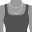Outline Name Necklace with Open Curb Chain – 18K Gold Plated Silver