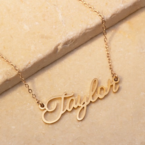Signature Stainless Steel Name Necklace