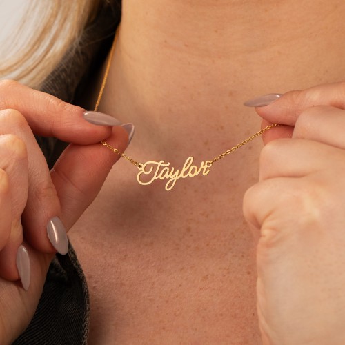 Signature Stainless Steel Name Necklace