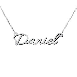 Signature Script Stainless Steel Name Necklace
