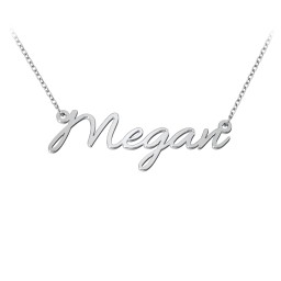 Signature Script Stainless Steel Name Necklace