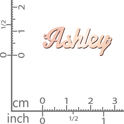 The Glamorous Name Anklet – 10K Rose Gold