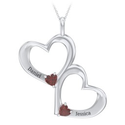 Fusion Hanging Hearts Pendant