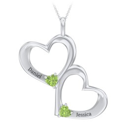 Fusion Hanging Hearts Pendant