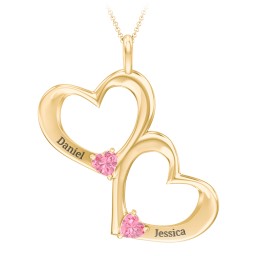 Fusion Hanging Hearts Pendant